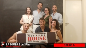 escape room mystery house torino La Bomba e la Spia