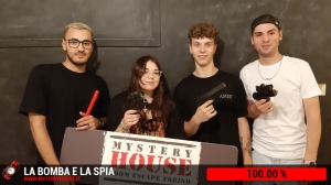 escape room mystery house torino La Bomba e la Spia