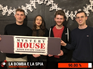 escape room mystery house torino La Bomba e la Spia