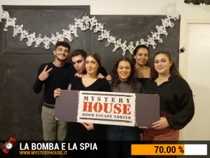escape room mystery house torino La Bomba e la Spia