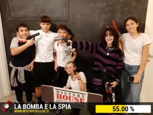 escape room mystery house torino La Bomba e la Spia