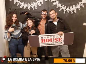 escape room mystery house torino La Bomba e la Spia