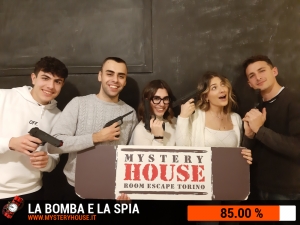 escape room mystery house torino La Bomba e la Spia