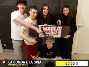 escape room mystery house torino La Bomba e la Spia