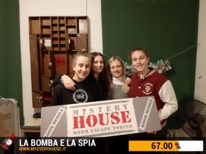 escape room mystery house torino La Bomba e la Spia
