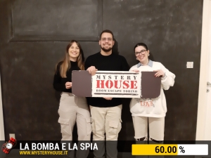 escape room mystery house torino La Bomba e la Spia