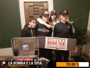 escape room mystery house torino La Bomba e la Spia