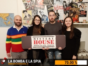 escape room mystery house torino La Bomba e la Spia