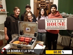 escape room mystery house torino La Bomba e la Spia