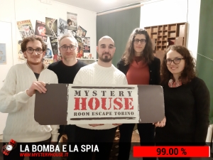 escape room mystery house torino La Bomba e la Spia