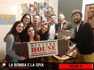 escape room mystery house torino La Bomba e la Spia