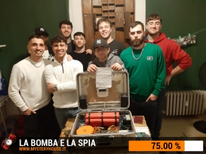 escape room mystery house torino La Bomba e la Spia