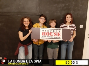 escape room mystery house torino La Bomba e la Spia
