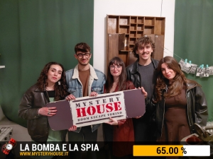 escape room mystery house torino La Bomba e la Spia