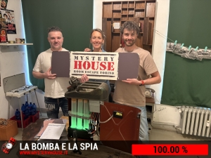 escape room mystery house torino La Bomba e la Spia