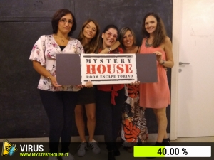 escape room mystery house torino Virus 404