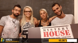 escape room mystery house torino Virus 404