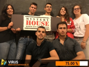 escape room mystery house torino Virus 404