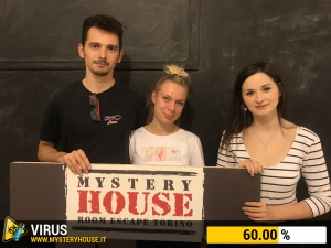 escape room mystery house torino Virus 404