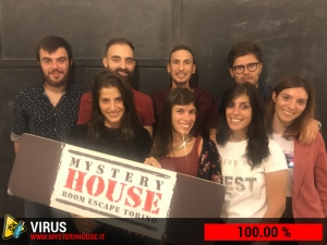 escape room mystery house torino Virus 404