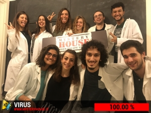 escape room mystery house torino Virus 404