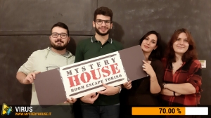 escape room mystery house torino Virus 404