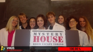 escape room mystery house torino Virus 404