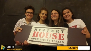 escape room mystery house torino Virus 404