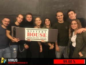 escape room mystery house torino Virus 404