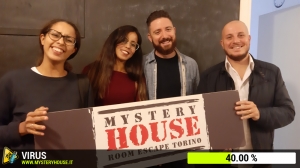 escape room mystery house torino Virus 404