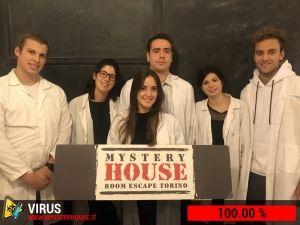 escape room mystery house torino Virus 404