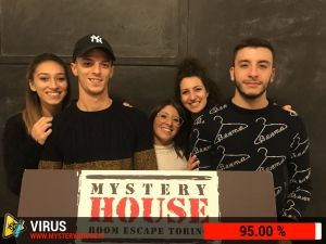 escape room mystery house torino Virus 404