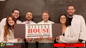 escape room mystery house torino Virus 404