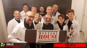 escape room mystery house torino Virus 404