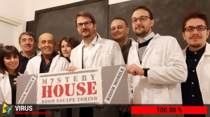escape room mystery house torino Virus 404