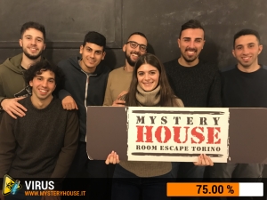 escape room mystery house torino Virus 404
