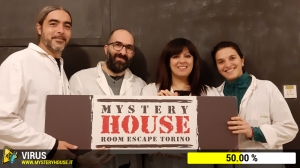 escape room mystery house torino Virus 404
