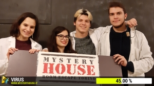 escape room mystery house torino Virus 404