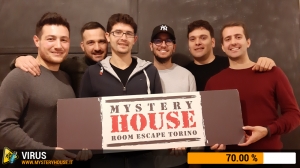 escape room mystery house torino Virus 404