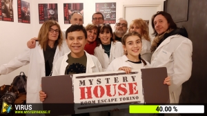 escape room mystery house torino Virus 404