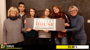 escape room mystery house torino Virus 404