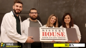 escape room mystery house torino Virus 404