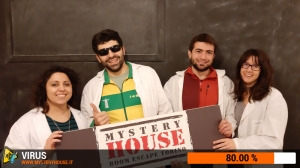 escape room mystery house torino Virus 404