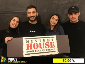 escape room mystery house torino Virus 404