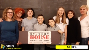 escape room mystery house torino Virus 404