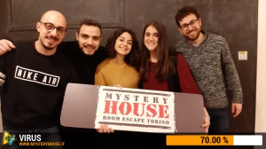 escape room mystery house torino Virus 404