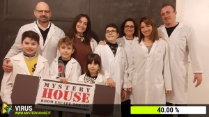 escape room mystery house torino Virus 404