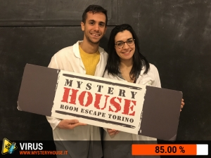 escape room mystery house torino Virus 404