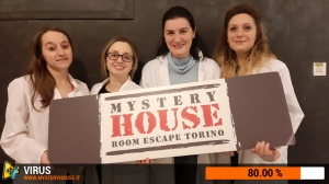 escape room mystery house torino Virus 404