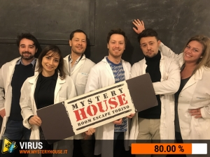 escape room mystery house torino Virus 404